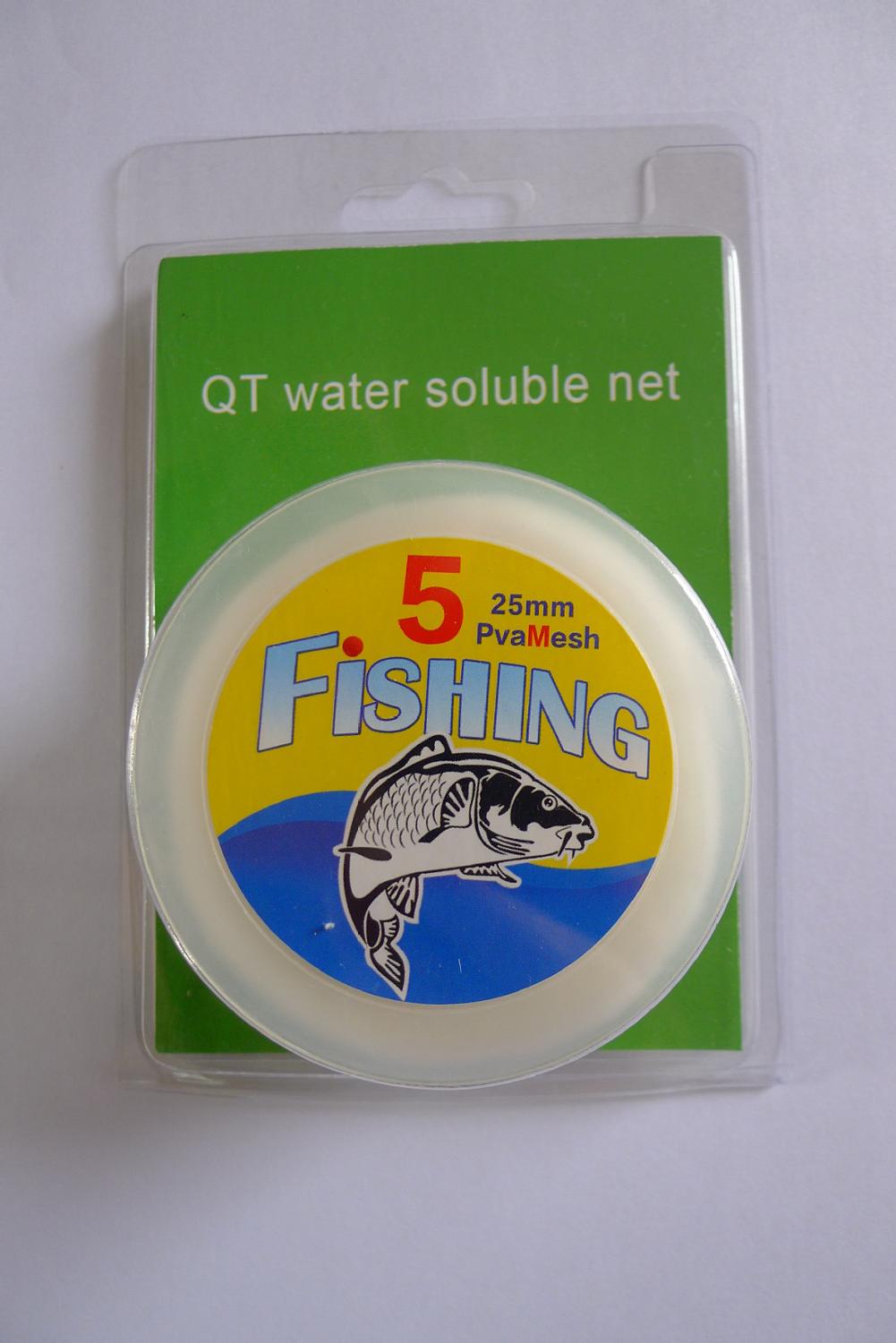 Goture PVA filet de pêche carpe pêche longue coulée filet d'appâtage 5M maille étroite instantanée fondu Net mangeoire accessoires de pêche attirail: P