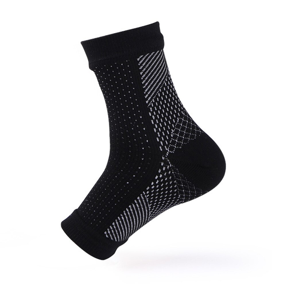 Compression Socks Compression Stockings Soothes And Relieves Achy Heels And Feet Nylon Fabric Best Plantar Fasciitis Reliever: black white / S to M