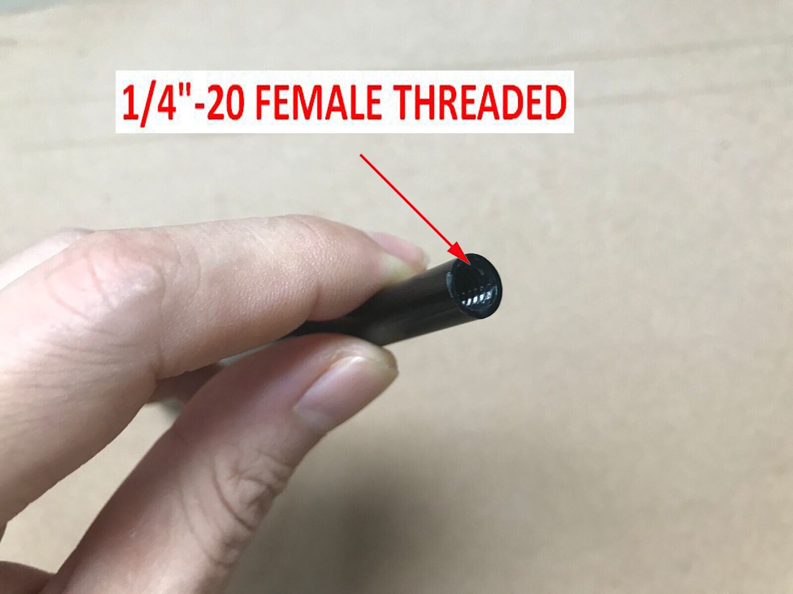 STATIV 6 &quot;METALL VERLÄNGERUNG Verlängerung ROHR 1/4&quot;-20 GEWINDE METALL HD KAMERA Adapter