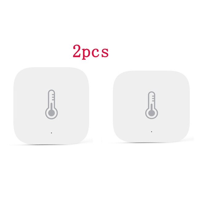 Xiaomi Mijia Temperature Humidity Sensor Aqara Smart Air Pressure Environment Sensor Zigbee Wireless control Work With Mi home: 2Pcs