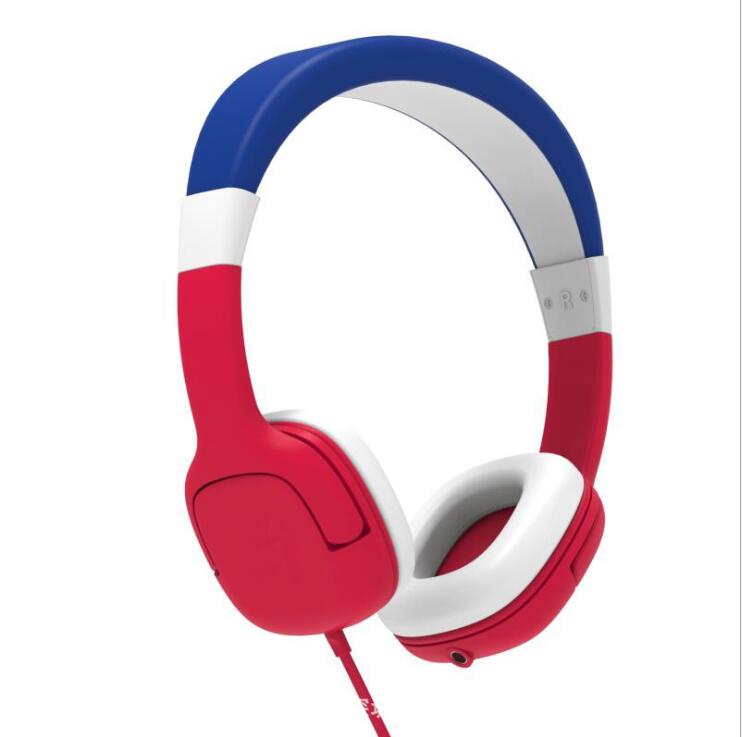 Kinderkoptelefoon met microfoon 80-85db kinderkoptelefoons voor  mp3/4 pc smartphones oordopjes kinderen verjaardag kerstmis: Km-777