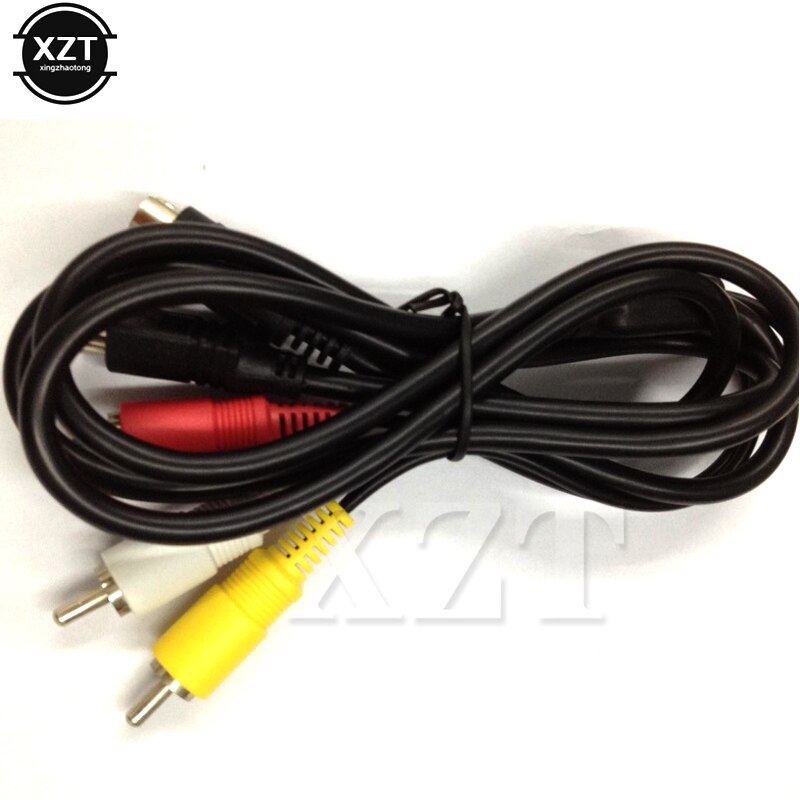 Av kabel 10- pin dvi dv stik  to 3 rca s-video til sony handycam videokamera digitalkamera vmc -15fs a/v kabel