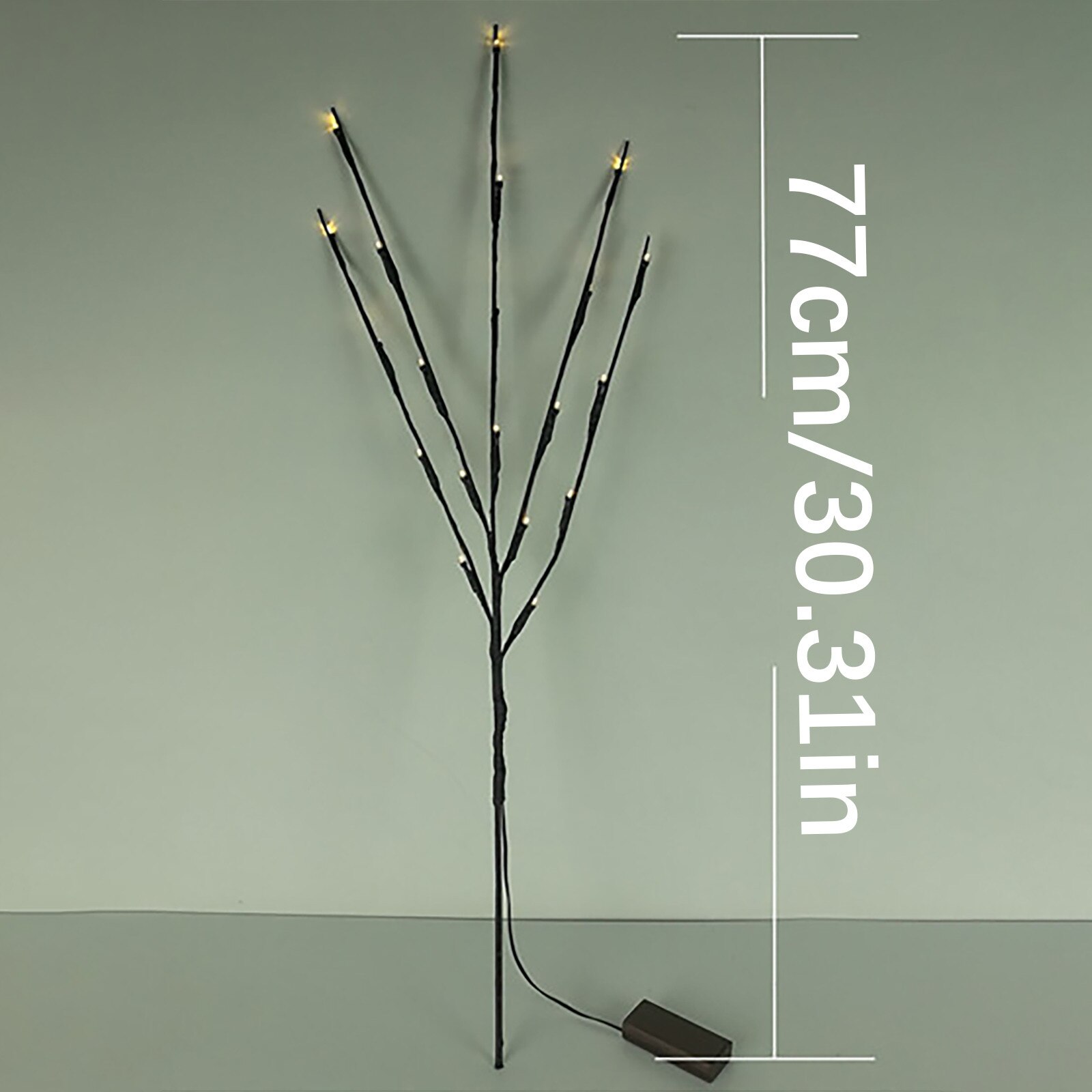 LED Willow Branch Lamp Floral Lights 20 Bulb Home Christmas Party Decor Birthday LED Night Light Battery Powered