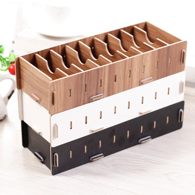 Pen Holder Box Case desk organizer Home Desk Stationery Decor Office School Desk Accessories Supplies Card case