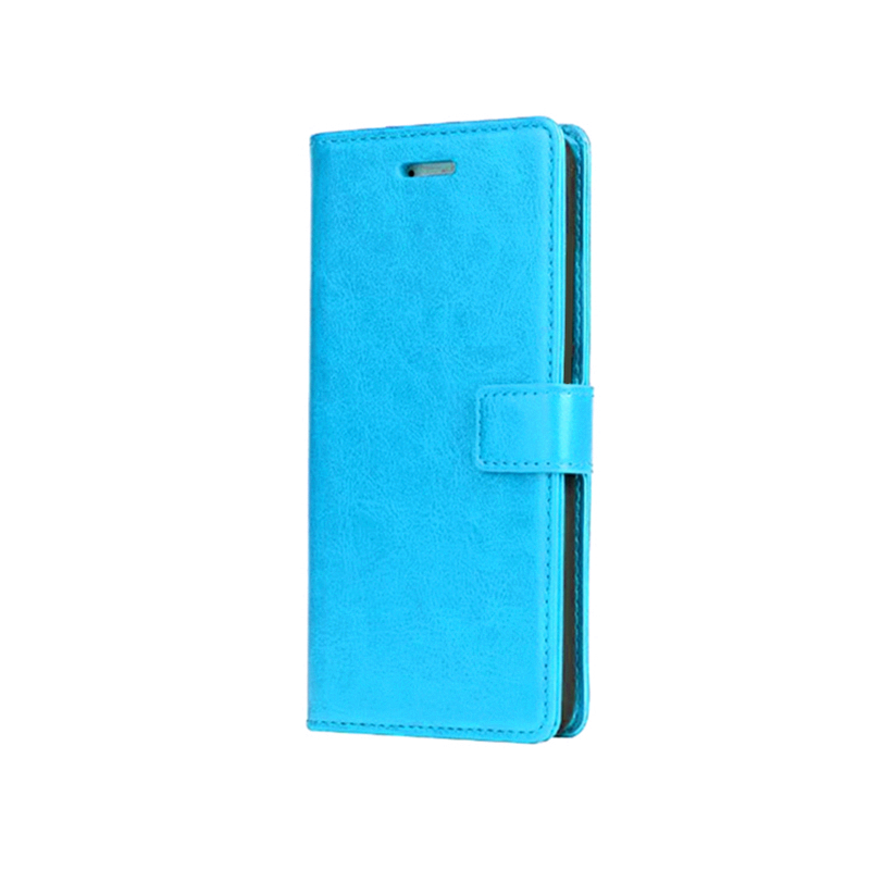 Funda con tarjetero para Huawei Ascend Mate 9, Funda de cuero Pu con tapa, billetera Retro, Fundas de negocios: Azul cielo / Estuche y Correa