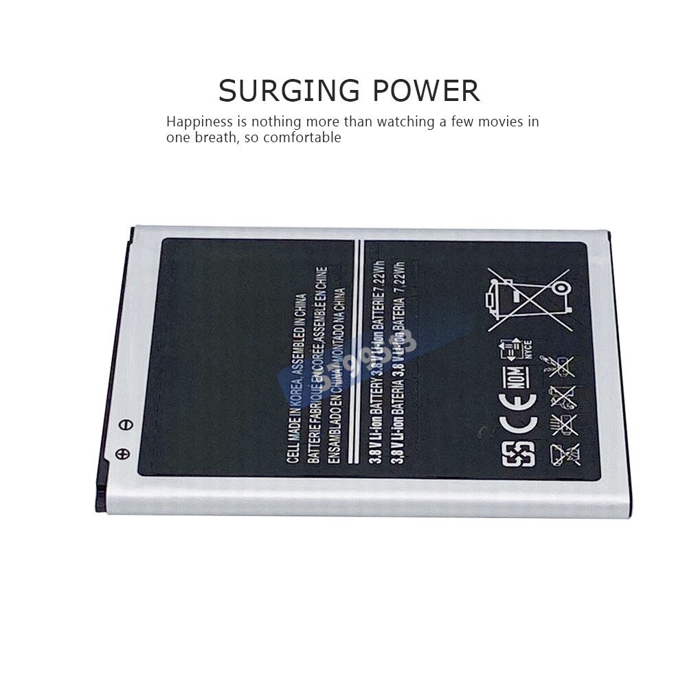 1900Mah B500BE Batterijen Voor Samsung Galaxy S4 Mini I9192 I9195 I9190 I9198 J110 I435 I257 C5350 C3752 Vervanging Telefoon batterij