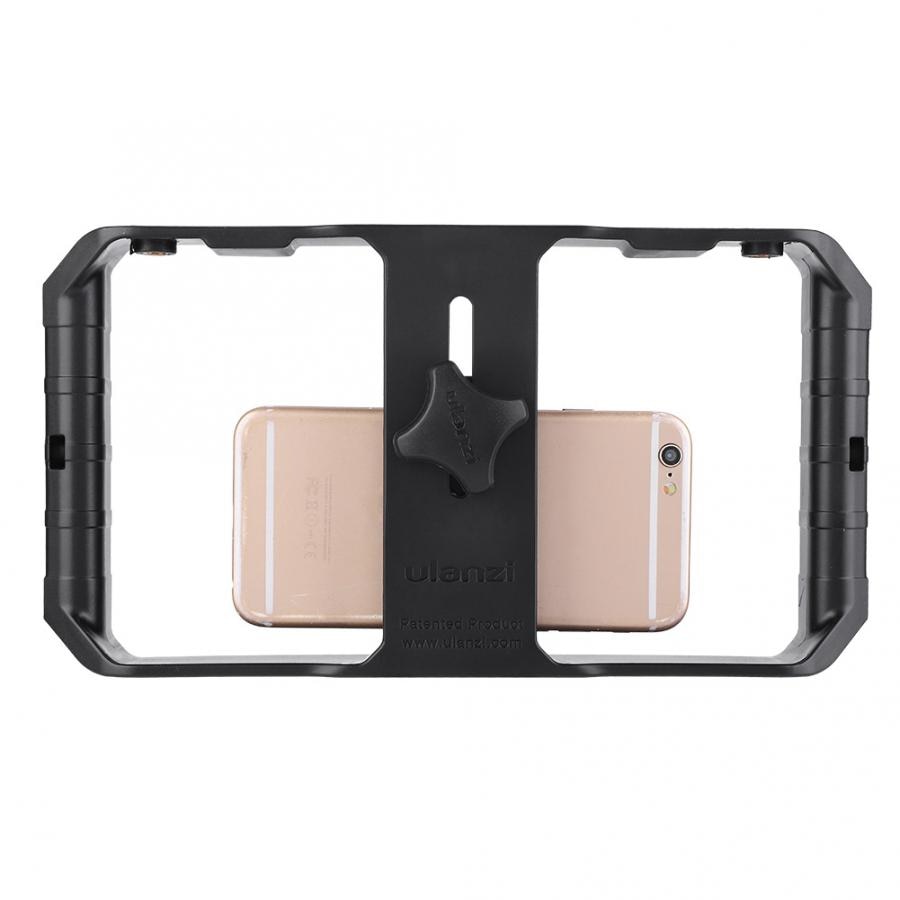 Ulanzi Smartphone Video Rig 3 Shoe Mounts Filmmaken Case Stabilizer Frame Stand Camera Stabilizer Telefoon Stabilisator