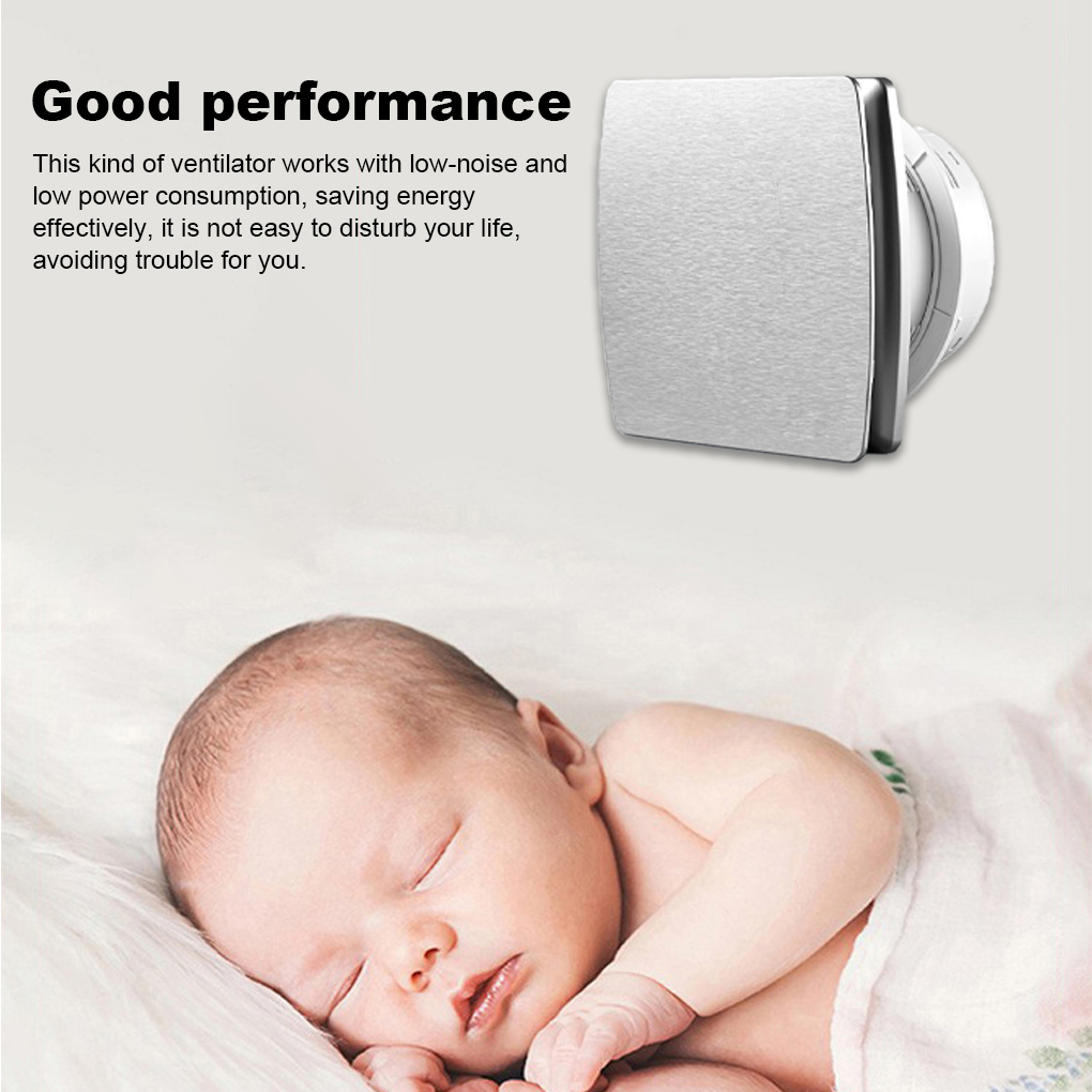 Ventilateur d'extraction de salle de bains, sortie de 4 pouces, montage mural, amélioration remplaçable, extracteur de Ventilation du flux d'air