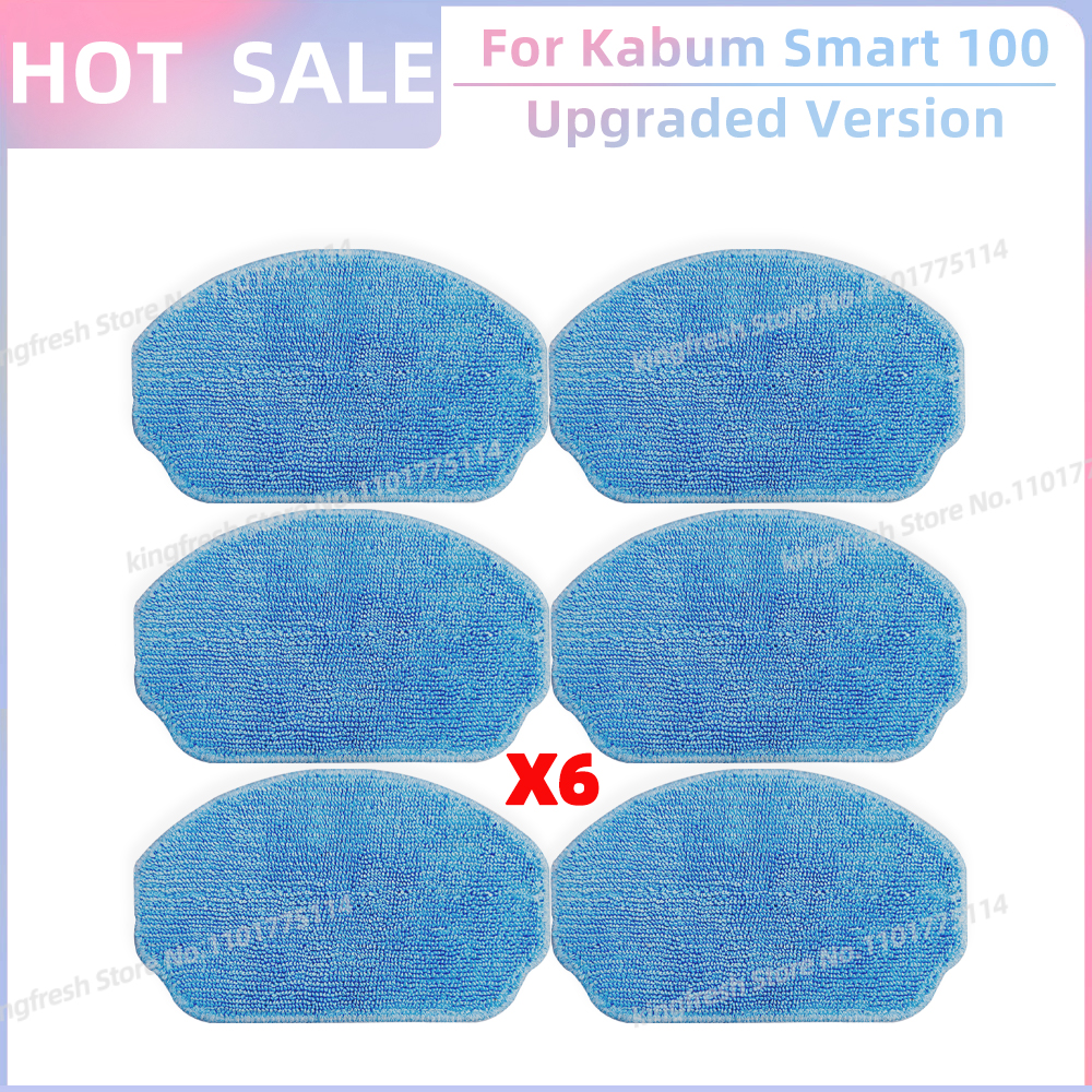 Fit For ( Kabum Smart 100 KBSF007, Nedis WIFIVCR001CBK, Nedis WIFIVCB01 ) Vacuum Parts Side Brush FIlter Mop Cloth Rubber Strip: army green