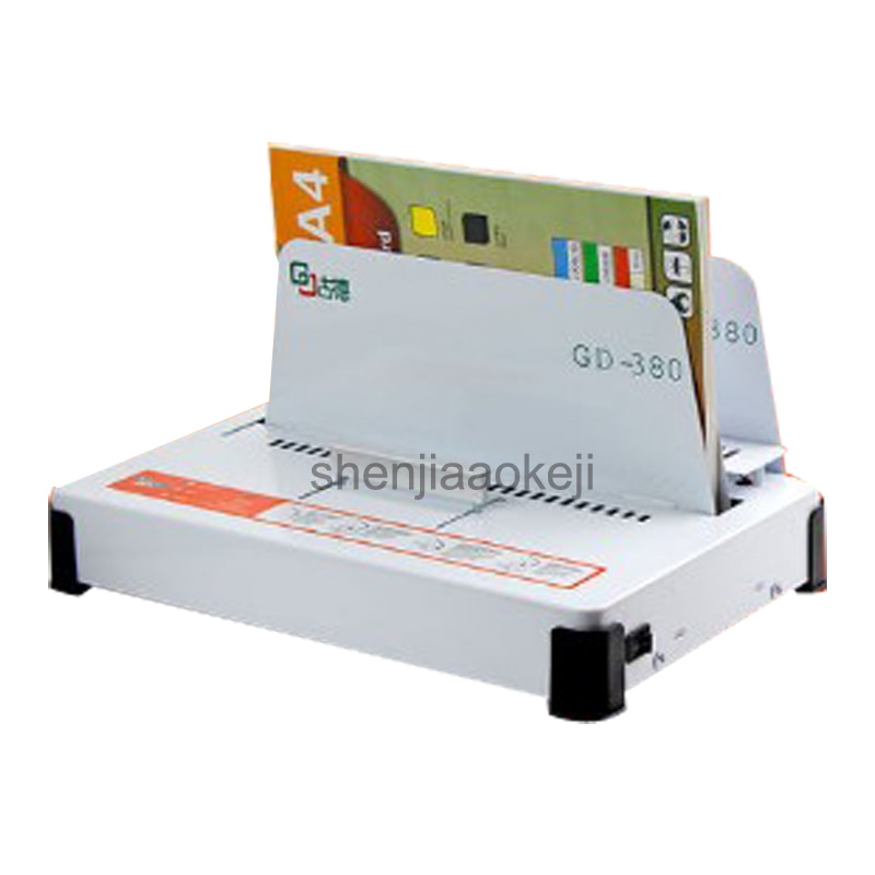 melt bindmachine GD380 contract documenten A4 boek envelop automatische lijm boekbinden machine 100 w