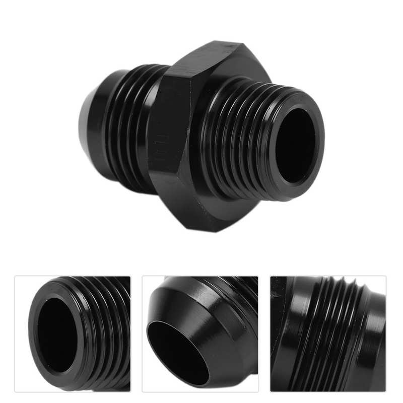 Gas Line Adapter Fuel Line Fitting 8 AN To 3/8 NPT High Precision for Auto
