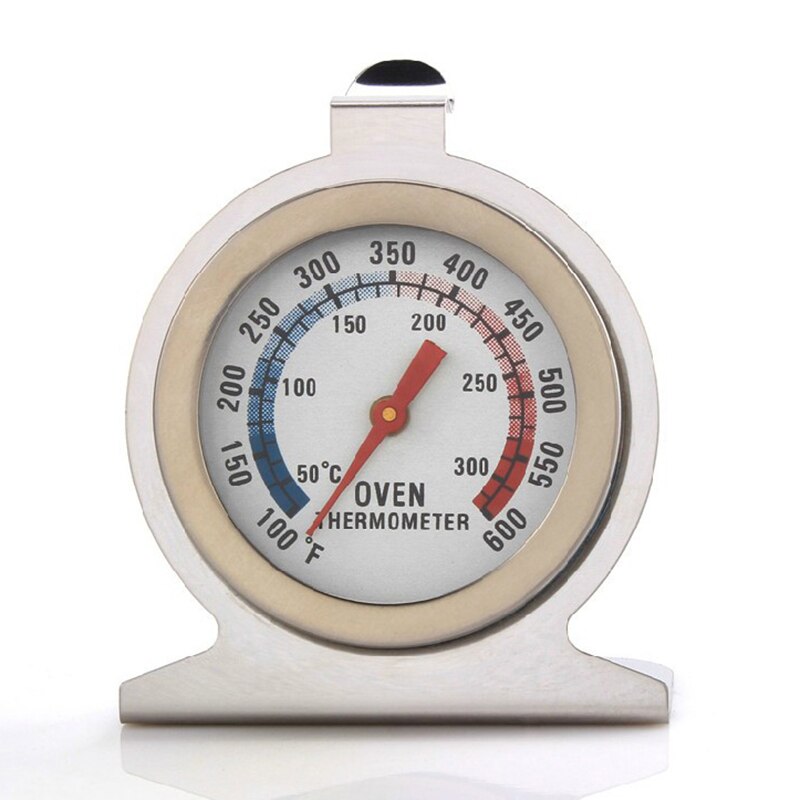 Stainless Steel Oven Thermometer Dial Analog Ktichen Cooking Temperature Meter Gauge Baking Tool Stand Up 2 Types