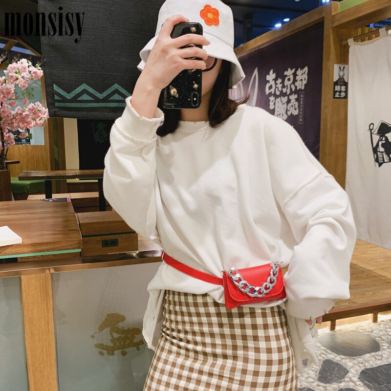 Monsisy Neue Taille Tasche Für Mädchen Frauen fanny Pack Mini Totes freundlicher Brieftasche Geldbörse Beutel Gürtel Tasche Damen Kind Brust Packungen