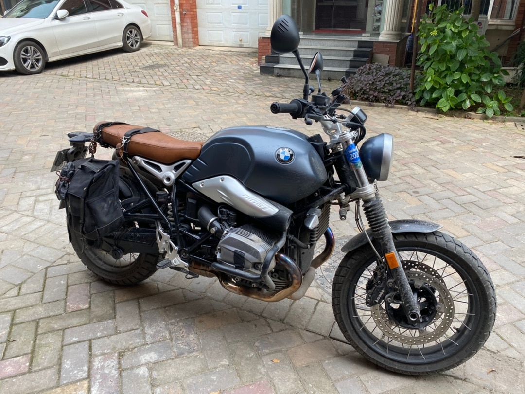 Retro Motorfiets Bandage Side Bag Strapping Riem Bilaterale Locomotief Strapping Riem Lederen Band Camel Bag Vaste Riem