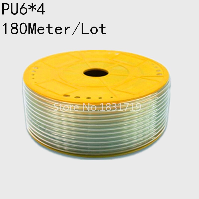 180 M/partij PU6x4 6mm OD 4mm ID Pneumatische PU Buis Slang PU6 * 4
