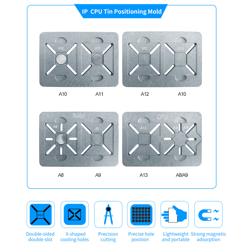 Support de carte PCB de G-LON de soleil et de SS-601H pour l'iphone A8/A9/A10/A11/A12/A13