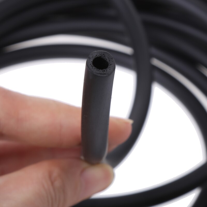 4mm Silicone Vacuum Tube Hose Silicon Tubing High Temperature 16.4ft 5M BLACK E7CA