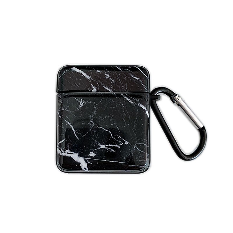 Marmeren patroon hoesjes voor originele apple airpods 1 2 oordopjes hoesje schattige hoes voor apple airpods 2 airpods 1 hoesje: 4