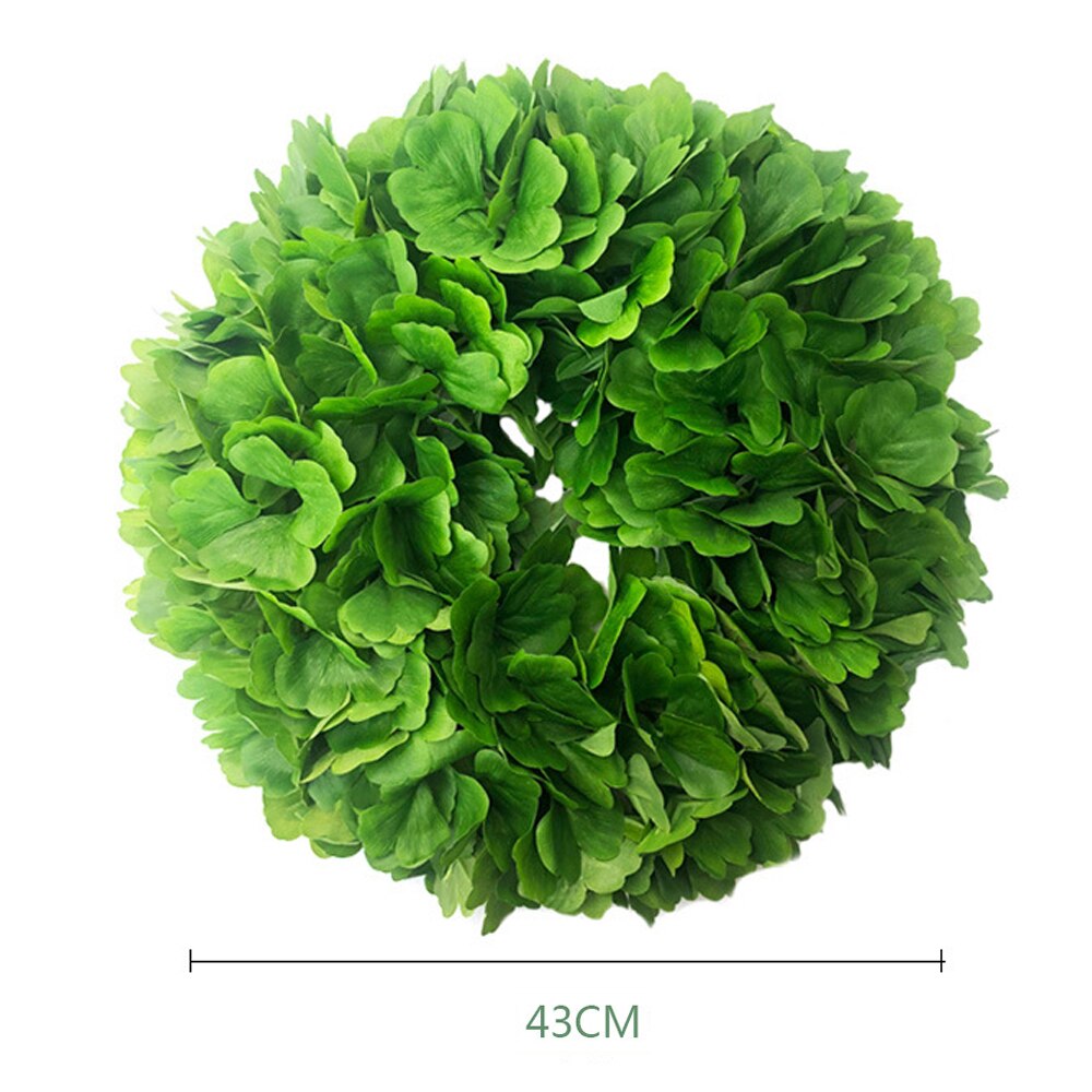 Kunstplanten rotan ring olijftak krans fruitblad slinger decoratie voor thuis bruiloft doe-het-zelf groene blad bloemen ring: Olijf