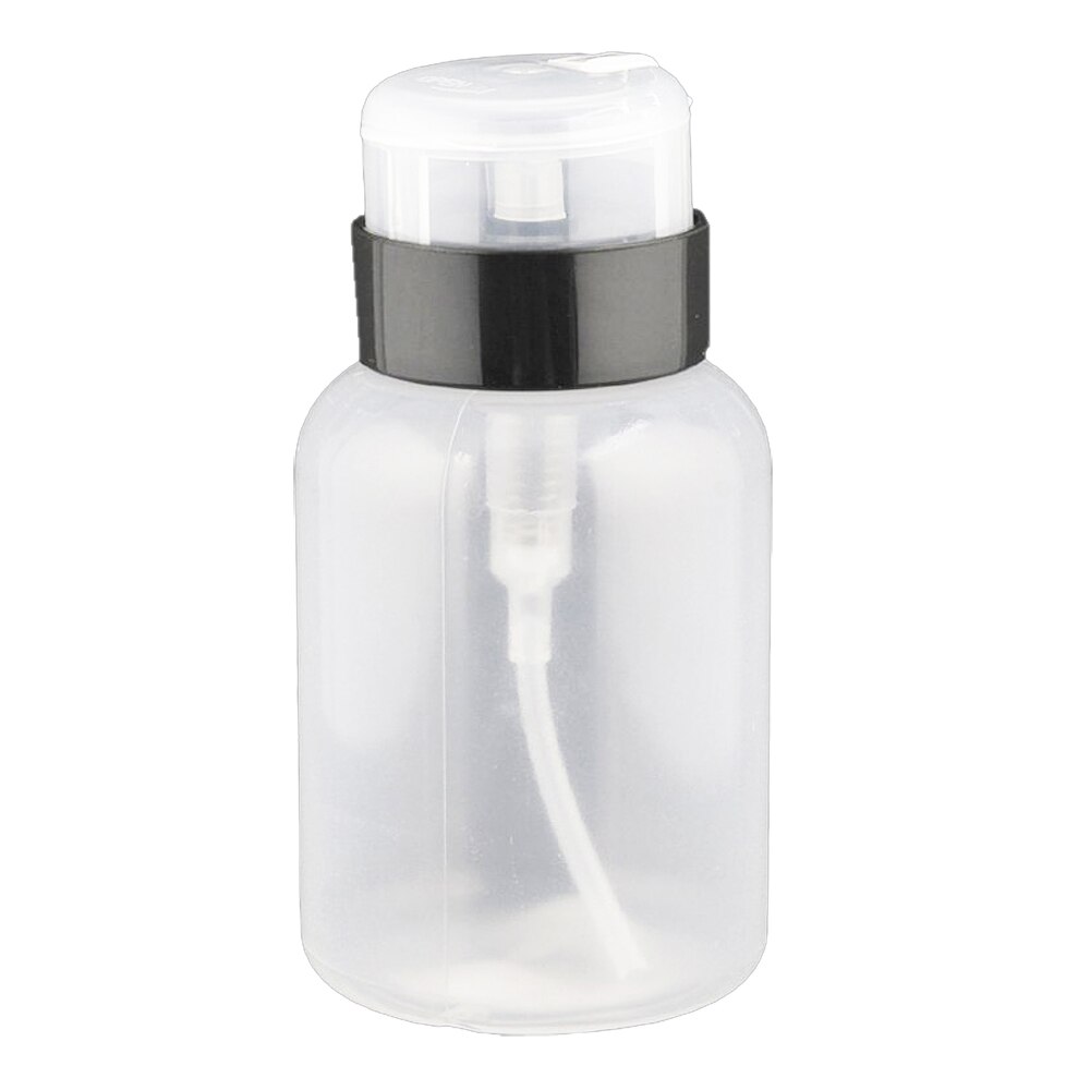 Nagellackborttagningsmedel rengöringsdispenser tom behållare acetonpumpflaska
