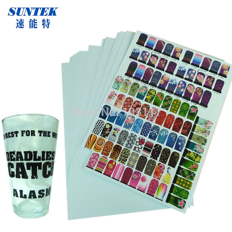 (20pcs/lot) Blue Based Water Transfer Paper by White Ink Inkjet Printer