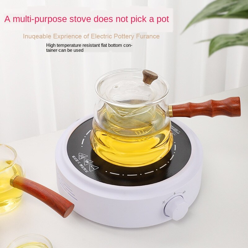 Electric Ceramic Cooktop Tea Stove Small Electrothermal Furnace Mini Tea Stove Glass