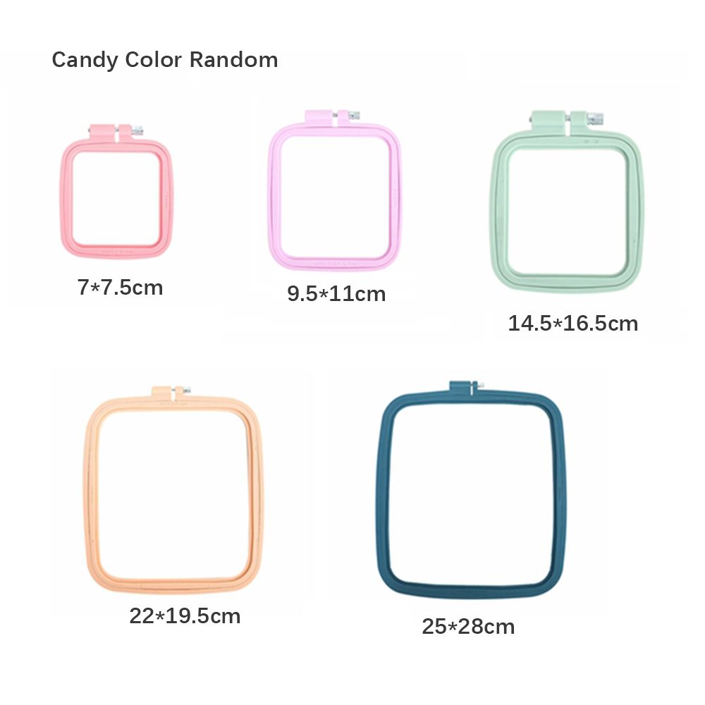 Random Embroidery Hoops Cross-stitch Kit Adjustabl... – Grandado