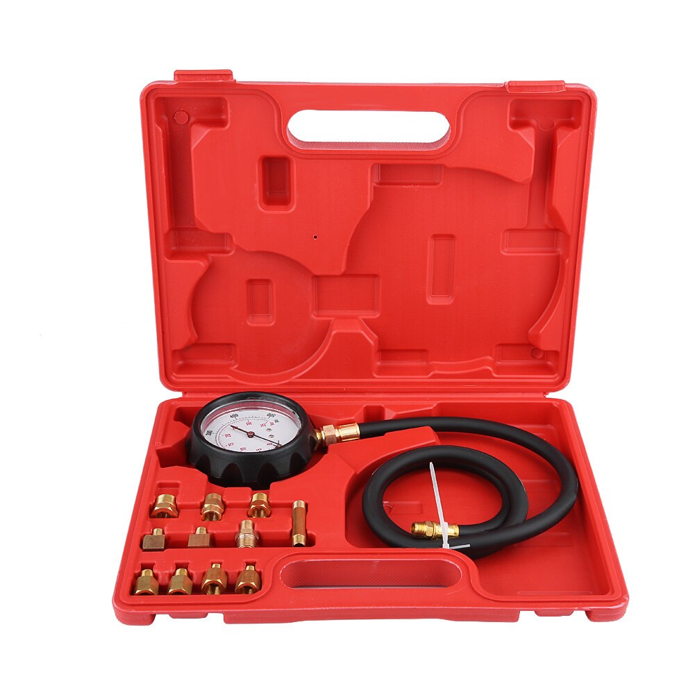 Auto Car Wave Box Cylinder Oil Pressure Meter Tester Pressure Gauge Test Tools TU-11A Automatic Engine Oil Feul