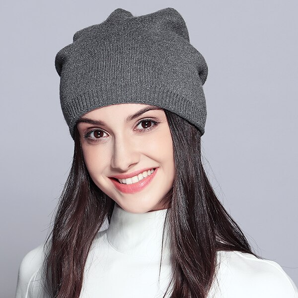 Frauen Hüte Gestrickte Wolle Herbst Winter Casual Neue Hut Weibliche Skullies Beanies # MZ720