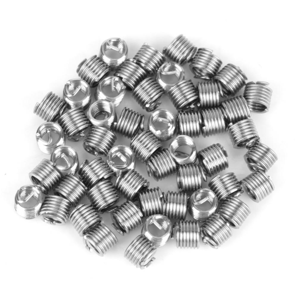 Thread Repair Insert kit Helical Inserts Coiled Wire Screw Thread Inserts M2 x 2D Fasteners parafuso 50Pcs Stainless Steel
