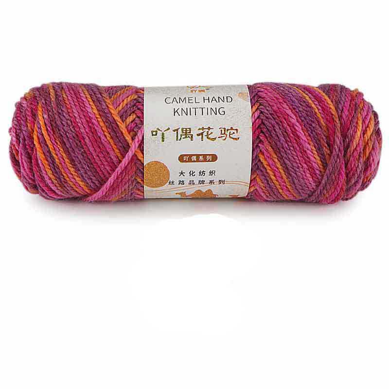Crochet Knitting Wool Yarn Alpaca 100g/Ball DIY Knit Crafts Weave Crocheting Handbag Accessories Socks MB260: Red