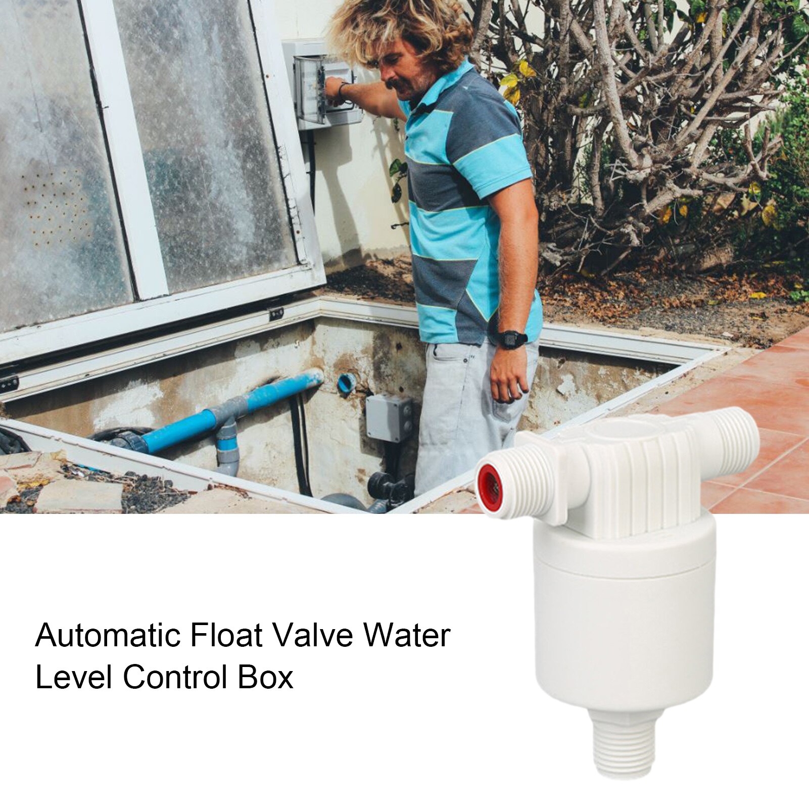 4 Points Tank Controller Automatic Float Valve Water Level Control Box Water Tower Pools Swim Pools Liquid Level Control Valve