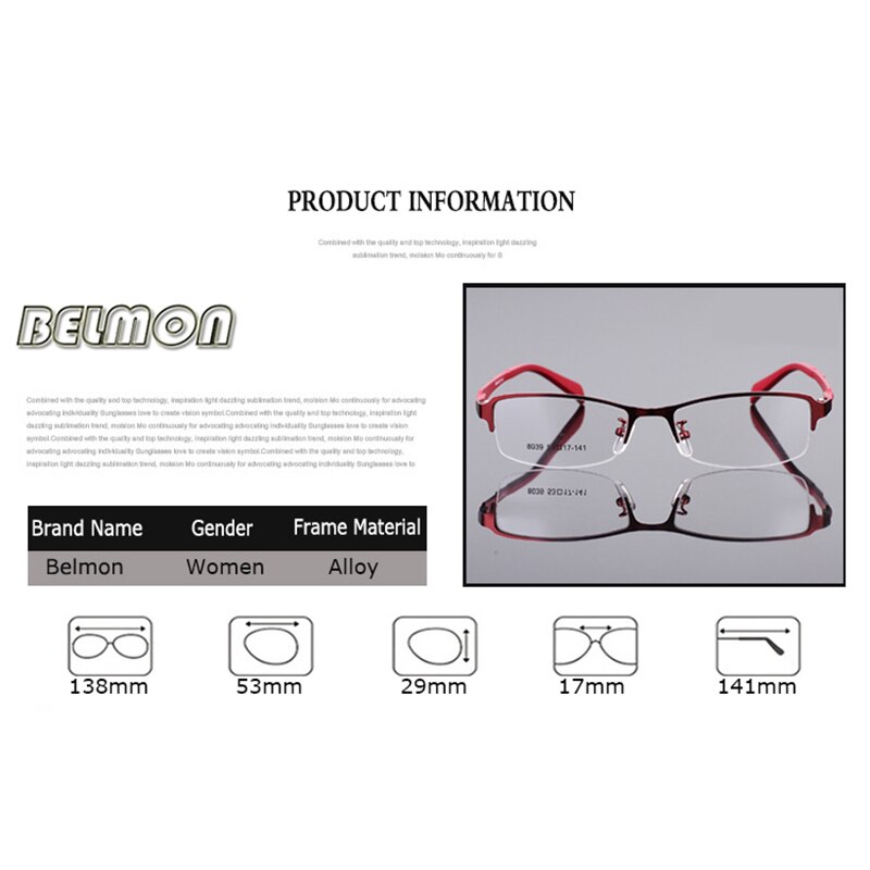 Eyeglasses Frame Women Computer Optical Eye Glasses Spectacle Frame For Women's Transparent Lens Female Armacao de RS275