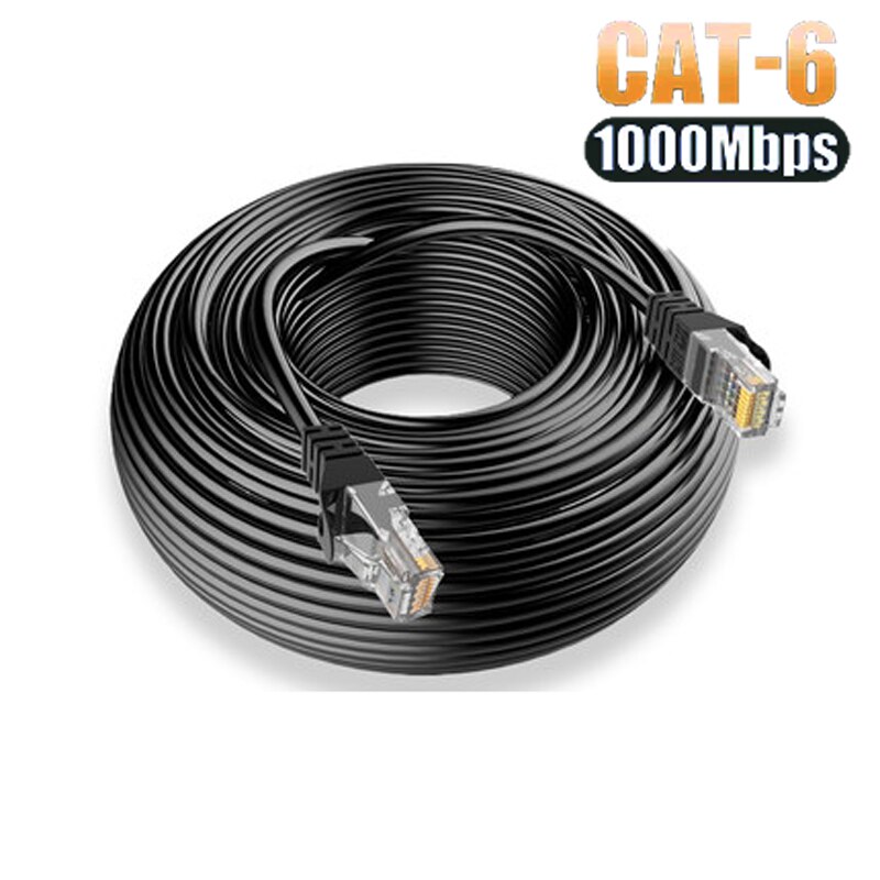 Ethernet Kabel Cat6 Lan Kabel Utp Cat 6 Rj 45 Netwerk Kabel 30M 50M 15M Patch Cord voor Laptop Router RJ45 20M Kat Netwerk Kabel