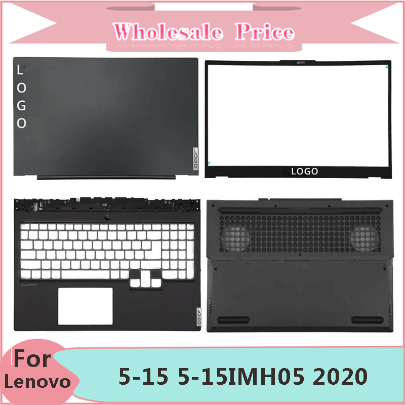 Coque arrière LCD pour ordinateur portable Lenovo Legion 5-15 5-15IMH05 5-15ARH05H , lunette avant supérieure, repose-l'hypothèse, boîtier astronomique, charnière pour clavier,