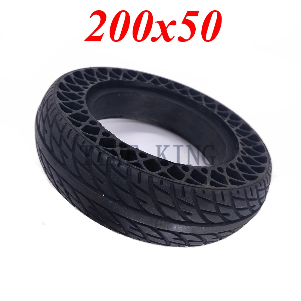 200 x 50 solid hjul dæk 200*50 stødabsorbering solid dæk honeycomb dæk til elektrisk scooter tilbehør