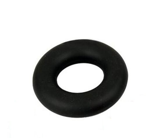Strength Hand Grip Ring Silicone Protectable FingerTrainer Muscle PowerTraining Ring Exerciser Fitness Gym Wrist Hand Expander: Black40LB Large