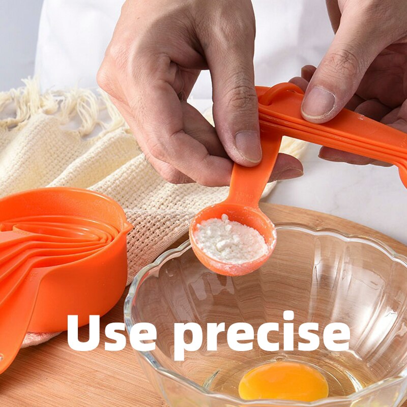 10Pcs Multi Purpose Lepels Cups Set Meetinstrumenten Bakken Accessoires Keuken Gadgets Levert Draagbare Thee Koffie Vloeibare Meel