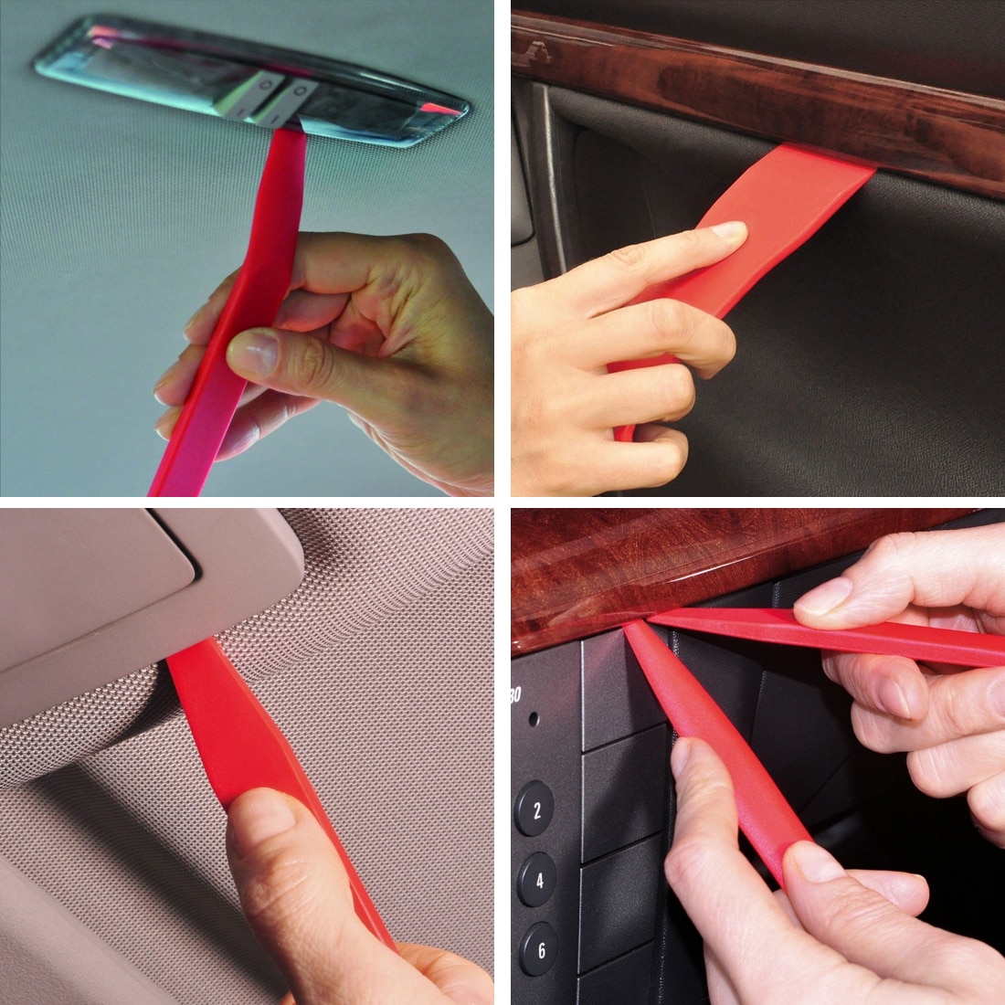 13pcs Pry Disassembly Tool Interior Door Clip Panel Trim Dashboard Removal Tool Auto Car Opening Repair Tool Hand Tool Kit