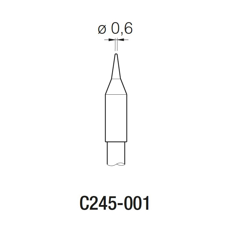 Jbc C245-001 C245-030 C245-032 C245-036 ponta de solda, para C245-930 caneta de solda