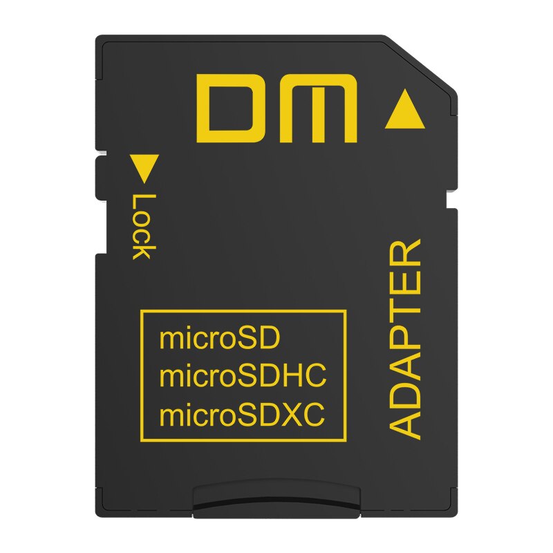 DM SD Adapter SD2.0 comptabile met microSD microSDHC microSDXC suport max capaciteit tot 2 TB