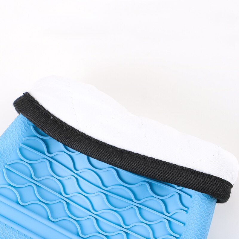 Silicone Baking Gloves High Temperture Gloves Thickened Cotton Silicone Microwave Oven Gloves Kitchen Slip-Proof Gloves