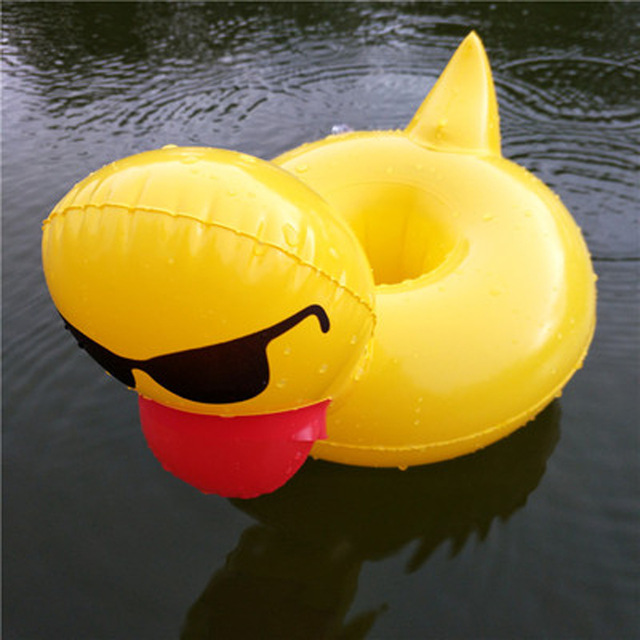 Luftmadrasser för kopp uppblåsbar flamingo dryck kopphållare pool flyter bar glasunderlägg flytande anordningar rosa: 3
