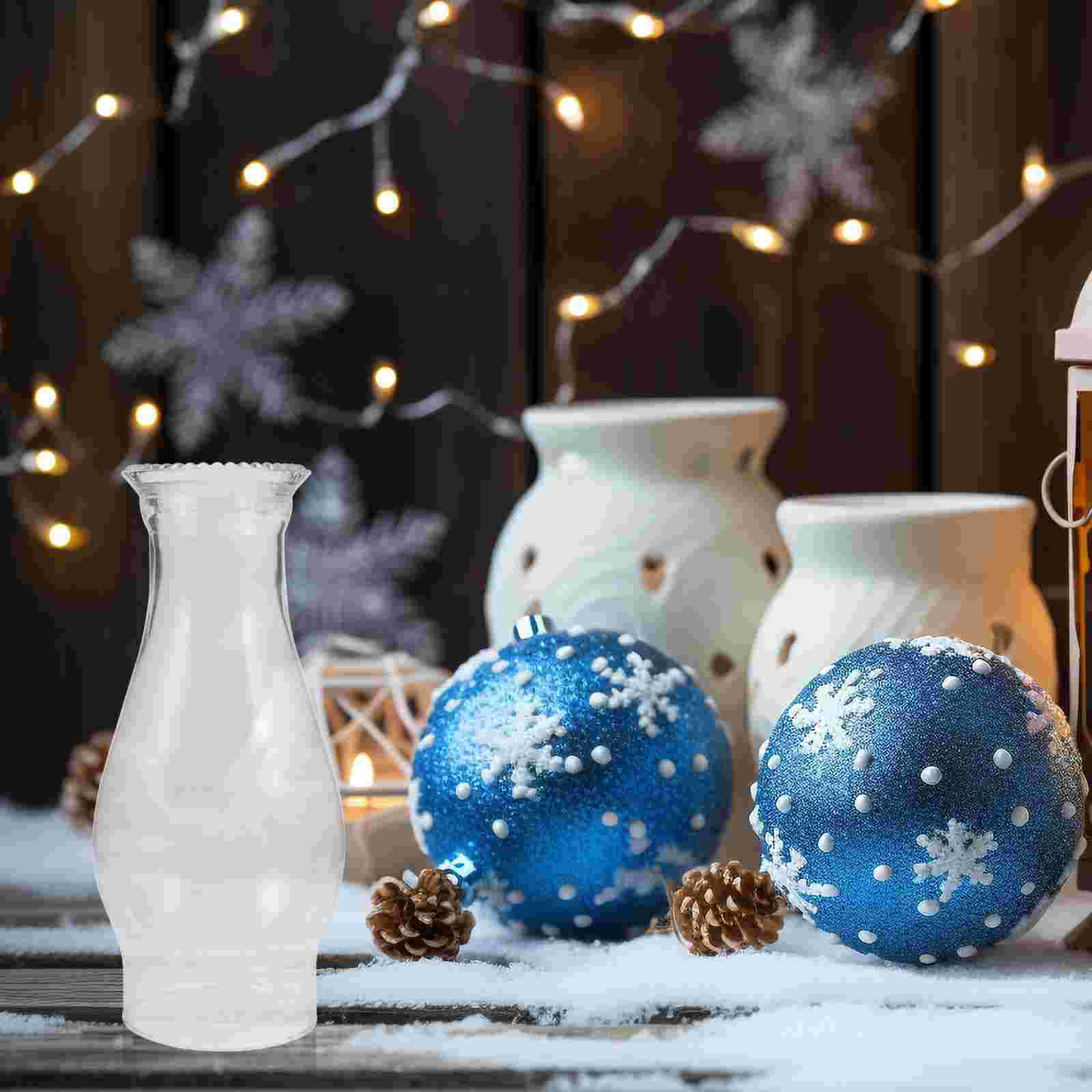 Glazen lampenkap olie vintage koepel kerosine lantaarn gloeilampen ambachtelijke cover retro vervanging schoorsteen