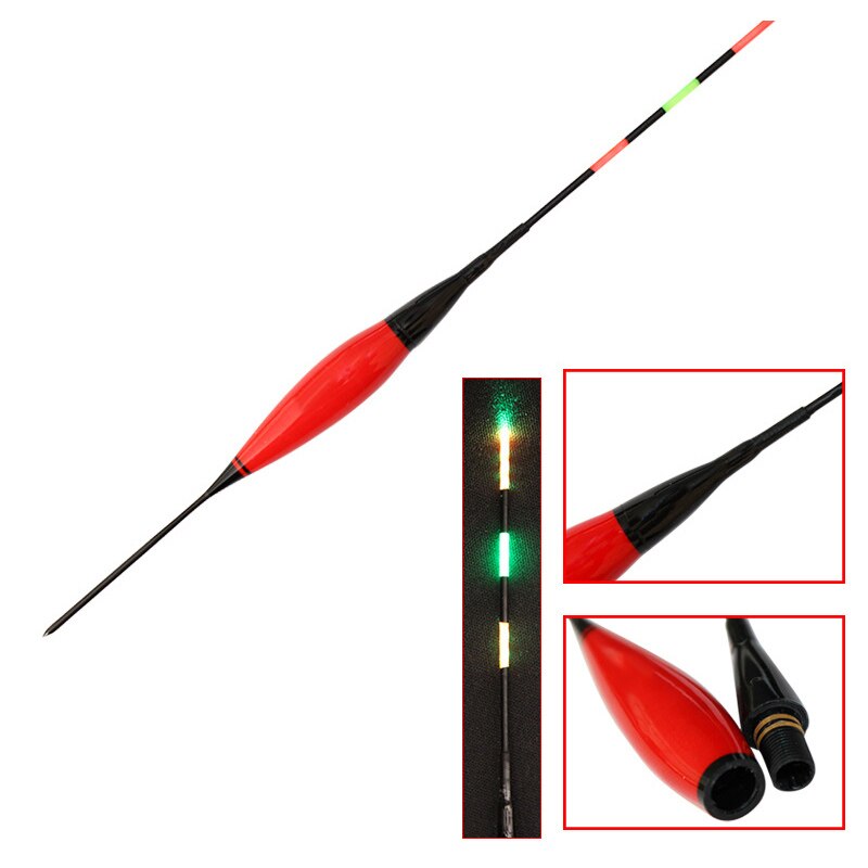 LED Electric Fishing Float Light Fishing Tackle Luminous Electronic Floats B2Cshop: red