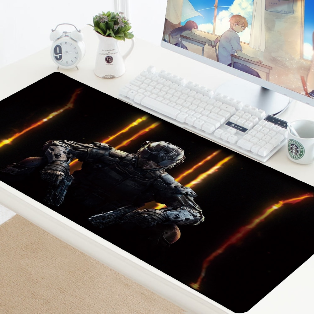 Gaming Mouse Pad Notebook Computer Mousepad Large XL Rubber Desk Keyboard Mouse Pads Mat Gamer Office Tablet for Call of Duty 3