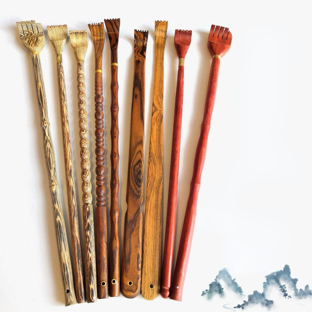 Rascador de espalda de madera, raspador de espalda de madera, masajeador de , rascador de espalda, masaje corporal de bambú