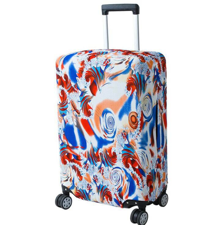 Wehyah Stretch Luggage Cover Suitcase Covers Travel Accessories Printed Striped Dust Cover 18&#39;&#39;-20&#39;&#39; Protective Case Solid ZY133: 11