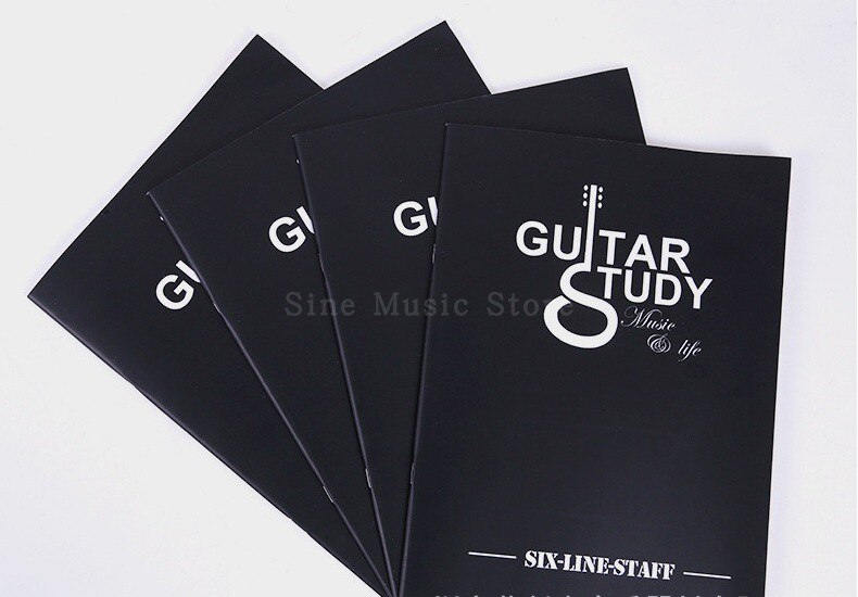 24 Sheets 1Pcs Music Practice Notebook Piano Violin Musical Notes Music Book Universal Six-line Spectrum of the Music sheet