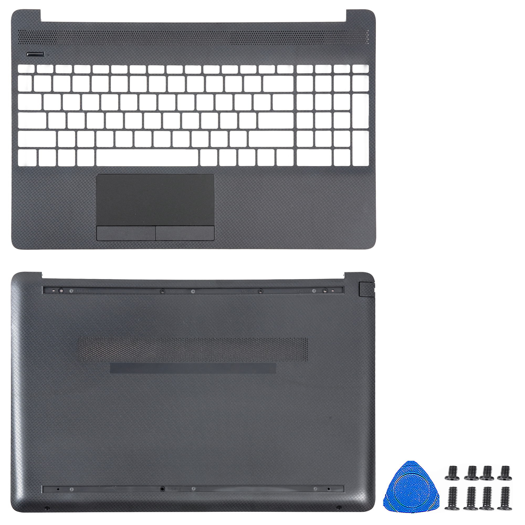 Nueva funda de portátil para HP 15-DW 15S-DU DY DR 250 255 G8 TPN-C139 LCD contraportada bisel frontal cubierta inferior con reposamanos carcasa superior: Rojo rosado